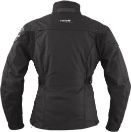 ROLEFF PROMOCJA KURTKA DAMSKA TEKSTYLNA KRÓTKA Z MEMBRANĄ WIND-TEX MODEL LADYLIKE KOLOR CZARNY ROZMIAR XL