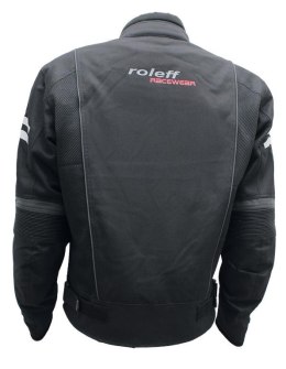 ROLEFF PROMOCJA KURTKA TEKSTYLNA KRÓTKA Z WYPINANĄ MEMBRANĄ WIND-TEX MODEL MESH (2W1-WYPINANA MEMBRANA) KOLOR CZARNY ROZMIAR 3XL