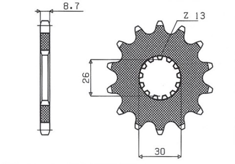 SUNSTAR ZĘBATKA PRZEDNIA 2090 19 TRIUMPH DAYTONA 955/SPRINT ST/SPRINT GT (JTF1180.19) (ŁAŃC. 530) (209019JT) SUNSTAR ZĘBATKA PRZEDNIA 2090 19 TRIUMPH DAYTONA 955/SPRINT ST/SPRINT GT (JTF1180.19) (ŁAŃC. 530) (209019JT)