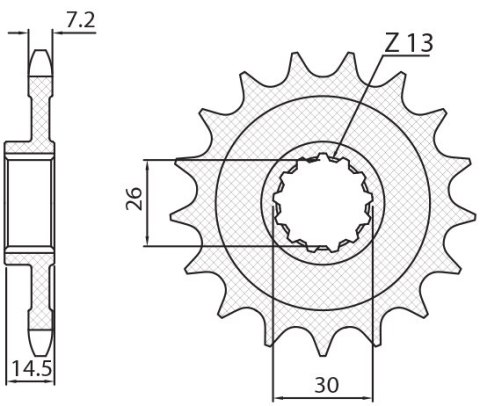SUNSTAR ZĘBATKA PRZEDNIA 2198 17 BMW S1000RR '09-'15, S 1000R '13-'22, S 1000XR '14-'22, HP4 '13-'15 (JTF404.17) (ŁAŃC. 525) (21 SUNSTAR ZĘBATKA PRZEDNIA 2198 17 BMW S1000RR '09-'15, S 1000R '13-'22, S 1000XR '14-'22, HP4 '13-'15 (JTF404.17) (ŁAŃC. 525) (21