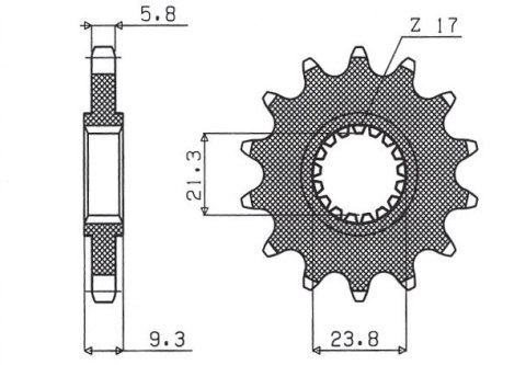 SUNSTAR ZĘBATKA PRZEDNIA 342 14 HONDA CR 250 '88-'07, CRF 450 '02-'25, TRX 450/700, CRF 250R '22-'25 (JTF284.14)* (ŁAŃC. 520) (3 SUNSTAR ZĘBATKA PRZEDNIA 342 14 HONDA CR 250 '88-'07, CRF 450 '02-'25, TRX 450/700, CRF 250R '22-'25 (JTF284.14)* (ŁAŃC. 520) (3