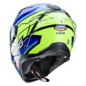 CABERG WYPRZEDAŻ KASK INTEGRALNY Z BLENDĄ MODEL DRIFT EVO LB29 (PINLOCK) KOLOR CZARNY/NIEBIESKI/ŻÓŁTY FLUO ROZMIAR M (PINLOCK W 