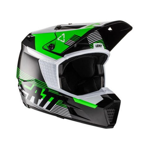 LEATT KASK MOTO 3.5 V22 HELMET BLACK KOLOR CZARNY/ZIELONY ROZMIAR L (59-60 cm) LEATT KASK MOTO 3.5 V22 HELMET BLACK KOLOR CZARNY/ZIELONY ROZMIAR L (59-60 cm)