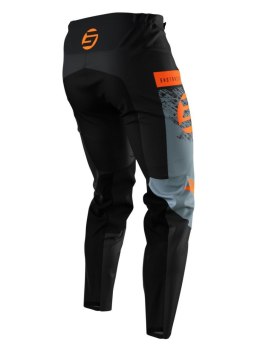 SHOT RACING WYPRZEDAŻ SPODNIE MOTO CONTACT ROLL ORANGE KOLOR CZARNY/SZARY/POMARAŃCZOWY ROZMIAR 26