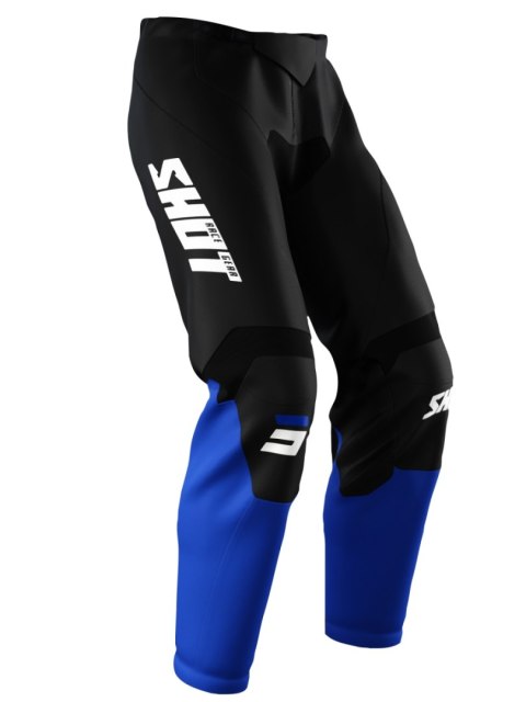 SHOT RACING WYPRZEDAŻ SPODNIE MOTO DEVO RAW BURST BLUE KOLOR CZARNY/NIEBIESKI/BIAŁY ROZMIAR 26 SHOT RACING WYPRZEDAŻ SPODNIE MOTO DEVO RAW BURST BLUE KOLOR CZARNY/NIEBIESKI/BIAŁY ROZMIAR 26