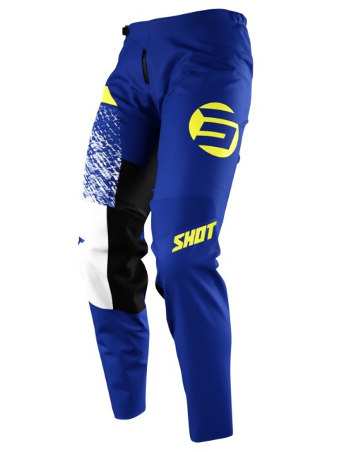 SHOT RACING WYPRZEDAŻ SPODNIE MOTO DEVO ROLL BLUE KOLOR NIEBIESKI/BIAŁY/ŻÓŁTY ROZMAR 40 SHOT RACING WYPRZEDAŻ SPODNIE MOTO DEVO ROLL BLUE KOLOR NIEBIESKI/BIAŁY/ŻÓŁTY ROZMAR 40