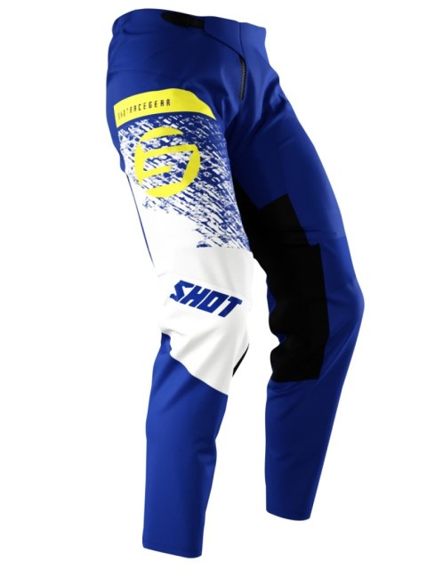 SHOT RACING WYPRZEDAŻ SPODNIE MOTO DEVO ROLL BLUE KOLOR NIEBIESKI/BIAŁY/ŻÓŁTY ROZMAR 40 SHOT RACING WYPRZEDAŻ SPODNIE MOTO DEVO ROLL BLUE KOLOR NIEBIESKI/BIAŁY/ŻÓŁTY ROZMAR 40