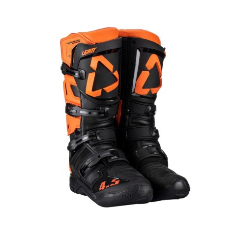 LEATT BUTY CROSS 4.5 BOOTS ORANGE KOLOR CZARNY/POMARAŃCZOWY ROZMIAR 47 / 30.5 cm LEATT BUTY CROSS 4.5 BOOTS ORANGE KOLOR CZARNY/POMARAŃCZOWY ROZMIAR 47 / 30.5 cm