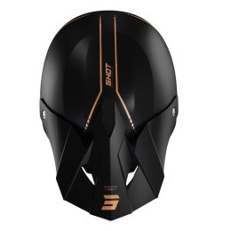 SHOT RACING WYPRZEDAŻ KASK MOTO FURIOUS RAW 3.0 BLACK BRONZE MATT KOLOR BRĄZOWY MAT/CZARNY ROZMIAR M