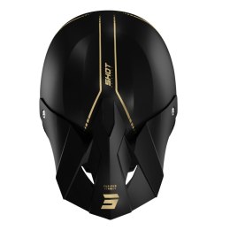SHOT RACING WYPRZEDAŻ KASK MOTO FURIOUS RAW 3.0 BLACK GOLD MATT KOLOR ZŁOTY MAT/CZARNY ROZMIAR L