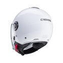 CABERG KASK OTWARTY JET Z BLENDĄ MODEL RIVIERA V4X SOLID KOLOR BIAŁY POŁYSK ROZMIAR XXL