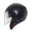 CABERG KASK OTWARTY JET Z BLENDĄ MODEL RIVIERA V4X SOLID KOLOR CZARNY MAT ROZMIAR XL