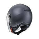 CABERG KASK OTWARTY JET Z BLENDĄ MODEL RIVIERA V4X SOLID KOLOR SZARY MAT - GUNMETAL ROZMIAR S