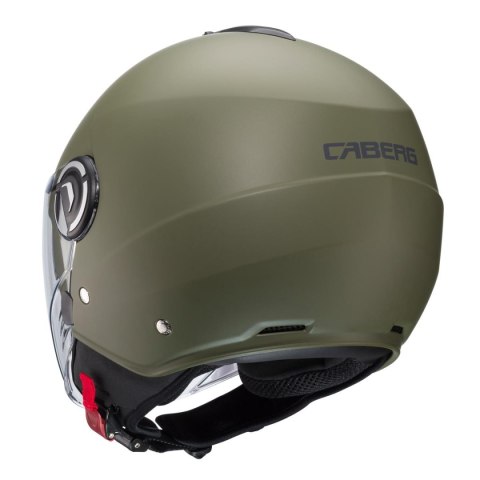 CABERG KASK OTWARTY JET Z BLENDĄ MODEL RIVIERA V4X SOLID KOLOR ZIELONY MAT - MILITARY GREEN ROZMIAR M CABERG KASK OTWARTY JET Z BLENDĄ MODEL RIVIERA V4X SOLID KOLOR ZIELONY MAT - MILITARY GREEN ROZMIAR M