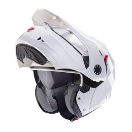 CABERG KASK SZCZĘKOWY FLIP-UP ENDURO MODEL TOURMAX X SOLID KOLOR BIAŁY POŁYSK ROZMIAR L (PINLOCK W ZESTAWIE)