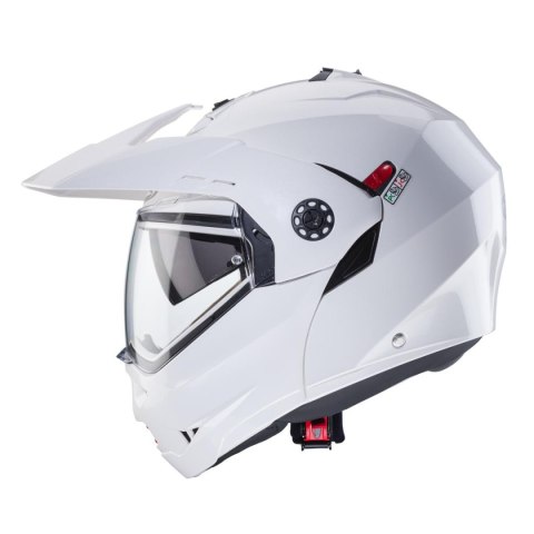 CABERG KASK SZCZĘKOWY FLIP-UP ENDURO MODEL TOURMAX X SOLID KOLOR BIAŁY POŁYSK ROZMIAR M (PINLOCK W ZESTAWIE) CABERG KASK SZCZĘKOWY FLIP-UP ENDURO MODEL TOURMAX X SOLID KOLOR BIAŁY POŁYSK ROZMIAR M (PINLOCK W ZESTAWIE)
