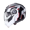 CABERG KASK SZCZĘKOWY FLIP-UP MODEL DUKE EVO MOVE KOLOR CZARNY/BIAŁY/CZERWONY ROZMIAR L (PINLOCK W ZESTAWIE)