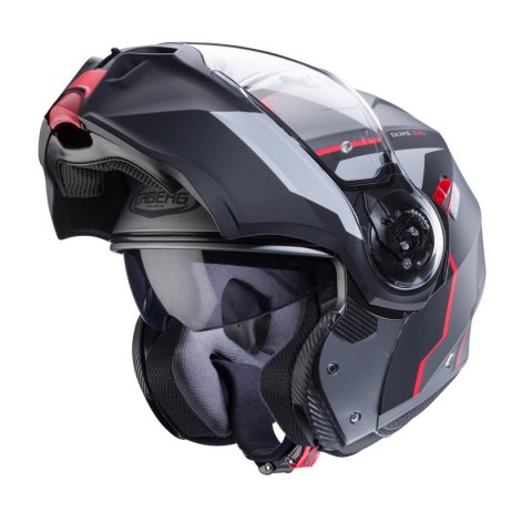 CABERG KASK SZCZĘKOWY FLIP-UP MODEL DUKE EVO MOVE KOLOR SZARY MAT/CZARNY/CZERWONY ROZMIAR S (PINLOCK W ZESTAWIE) CABERG KASK SZCZĘKOWY FLIP-UP MODEL DUKE EVO MOVE KOLOR SZARY MAT/CZARNY/CZERWONY ROZMIAR S (PINLOCK W ZESTAWIE)