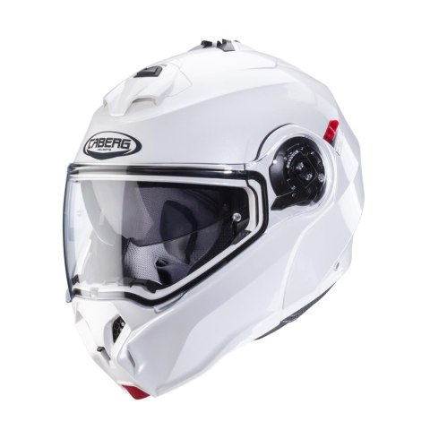 CABERG KASK SZCZĘKOWY FLIP-UP MODEL DUKE EVO SOLID KOLOR BIAŁY POŁYSK ROZMIAR XL (PINLOCK W ZESTAWIE) CABERG KASK SZCZĘKOWY FLIP-UP MODEL DUKE EVO SOLID KOLOR BIAŁY POŁYSK ROZMIAR XL (PINLOCK W ZESTAWIE)