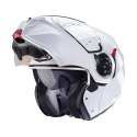 CABERG KASK SZCZĘKOWY FLIP-UP MODEL DUKE EVO SOLID KOLOR BIAŁY POŁYSK ROZMIAR S (PINLOCK W ZESTAWIE)