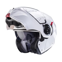 CABERG KASK SZCZĘKOWY FLIP-UP MODEL DUKE EVO SOLID KOLOR BIAŁY POŁYSK ROZMIAR S (PINLOCK W ZESTAWIE)