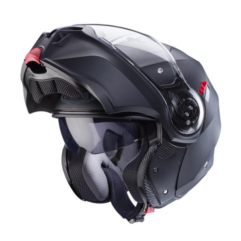 CABERG KASK SZCZĘKOWY FLIP-UP MODEL DUKE EVO SOLID KOLOR CZARNY MAT ROZMIAR XL (PINLOCK W ZESTAWIE) CABERG KASK SZCZĘKOWY FLIP-UP MODEL DUKE EVO SOLID KOLOR CZARNY MAT ROZMIAR XL (PINLOCK W ZESTAWIE)