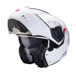 CABERG KASK SZCZĘKOWY FLIP-UP MODEL DUKE X SOLID KOLOR BIAŁY POŁYSK ROZMIAR M (PINLOCK W ZESTAWIE)