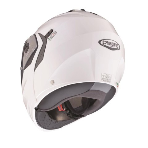 CABERG KASK SZCZĘKOWY FLIP-UP MODEL DUKE X SOLID KOLOR BIAŁY POŁYSK ROZMIAR M (PINLOCK W ZESTAWIE) CABERG KASK SZCZĘKOWY FLIP-UP MODEL DUKE X SOLID KOLOR BIAŁY POŁYSK ROZMIAR M (PINLOCK W ZESTAWIE)