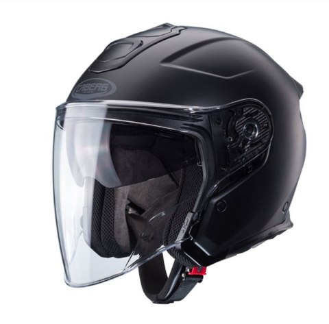 CABERG KASK OTWARTY JET OTWARTY FLYON II SOLID BLACK KOLOR CZARNY MAT ROZMIAR L