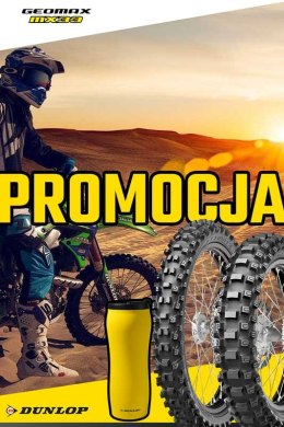 DUNLOP KOMPLET OPON (636108/24) 80/100-21 GEOMAX MX33 51M TT PRZÓD DOT 2024 + (636098/23) 120/80-19 GEOMAX MX33 63M TT TYŁ DOT 2