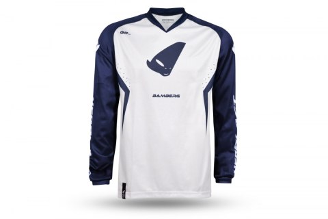 UFO KOSZULKA BAMBERG JERSEY CROSS KOLOR BIAŁY/NIEBIESKI ROZMIAR L - KOLEKCJA 2024 UFO KOSZULKA BAMBERG JERSEY CROSS KOLOR BIAŁY/NIEBIESKI ROZMIAR L - KOLEKCJA 2024