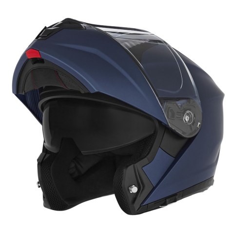 NOX KASK SZCZĘKOWY (FLIP-UP) Z BLENDĄ N968 KOLOR NIEBIESKI MAT ROZMIAR XL NOX KASK SZCZĘKOWY (FLIP-UP) Z BLENDĄ N968 KOLOR NIEBIESKI MAT ROZMIAR XL