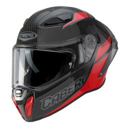 CABERG KASK INTEGRALNY Z BLENDĄ MODEL DRIFT EVO II CARBON NOVA RED (PINLOCK) KOLOR CZARNY/SZARY/CZERWONY ROZMIAR M (PINLOCK W ZE
