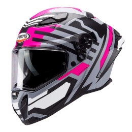CABERG KASK INTEGRALNY Z BLENDĄ MODEL DRIFT EVO II HORIZON KOLOR SZARY MAT/CZARNY/FUKSJA (INTENSYWNY ODCIEŃ RÓŻOWEGO) ROZMIAR XS