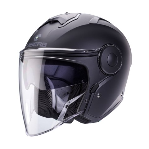 CABERG KASK OTWARTY JET Z BLENDĄ MODEL SOHO SOLID KOLOR CZARNY MAT ROZMIAR L CABERG KASK OTWARTY JET Z BLENDĄ MODEL SOHO SOLID KOLOR CZARNY MAT ROZMIAR L