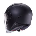 CABERG KASK OTWARTY JET Z BLENDĄ MODEL SOHO SOLID KOLOR CZARNY MAT ROZMIAR L