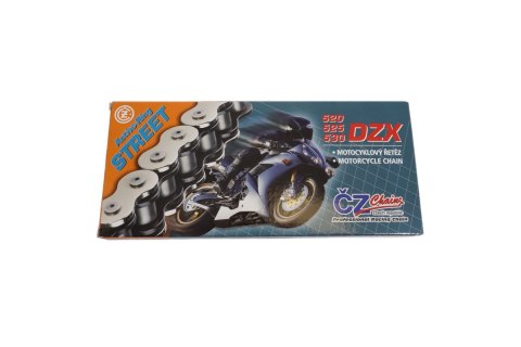 CZ ŁAŃCUCH NAPĘDOWY 525 DZX (108 OGNIW) ACTIVE RING (X-RING) CHROM DO 1000 CCM (40,0 KN) + ZAKUWKA DRĄŻONA CZ ŁAŃCUCH NAPĘDOWY 525 DZX (108 OGNIW) ACTIVE RING (X-RING) CHROM DO 1000 CCM (40,0 KN) + ZAKUWKA DRĄŻONA