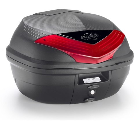 KAPPA KUFER CENTRALNY 35L MONOLOCK K355N2 Z CZERWONYMI ODBLASKAMI ( ZAWIERA PŁYTĘ ) - ZASTĘPUJE K355N KAPPA KUFER CENTRALNY 35L MONOLOCK K355N2 Z CZERWONYMI ODBLASKAMI ( ZAWIERA PŁYTĘ ) - ZASTĘPUJE K355N