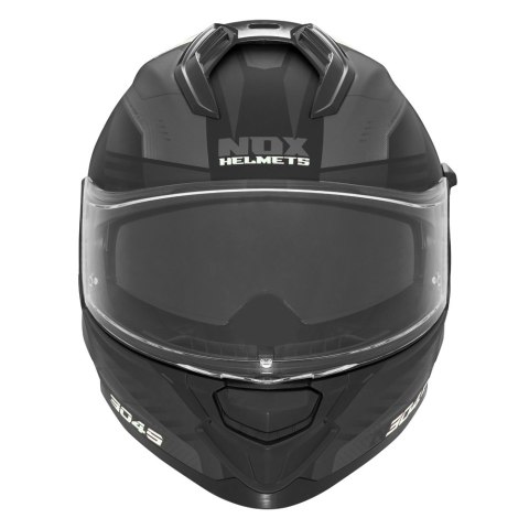NOX KASK INTEGRALNY (FULL FACE) Z BLENDĄ N304S CARVER KOLOR CZARNY/BIAŁY MAT ROZMIAR L NOX KASK INTEGRALNY (FULL FACE) Z BLENDĄ N304S CARVER KOLOR CZARNY/BIAŁY MAT ROZMIAR L
