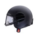 CABERG KASK OTWARTY JET MODEL GHOST X SOLID KOLOR CZARNY MAT ROZMIAR XL