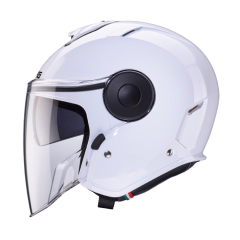 CABERG KASK OTWARTY JET Z BLENDĄ MODEL SOHO SOLID KOLOR BIAŁY POŁYSK ROZMIAR S CABERG KASK OTWARTY JET Z BLENDĄ MODEL SOHO SOLID KOLOR BIAŁY POŁYSK ROZMIAR S