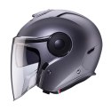 CABERG KASK OTWARTY JET Z BLENDĄ MODEL SOHO SOLID KOLOR SZARY MAT - GUNMETAL ROZMIAR L