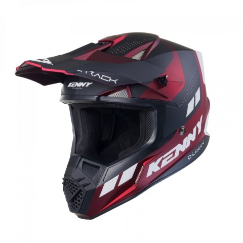 KENNY RACING KASK CROSS/ENDURO MODEL TRACK GRAPHIC CANDY RED MATT KOLOR CZARNY/CZERWONY/BIAŁY ROZMIAR M ( 57 - 58 CM ) KENNY RACING KASK CROSS/ENDURO MODEL TRACK GRAPHIC CANDY RED MATT KOLOR CZARNY/CZERWONY/BIAŁY ROZMIAR M ( 57 - 58 CM )