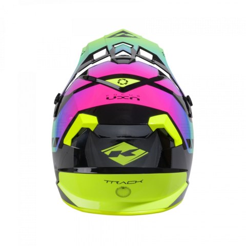 KENNY RACING KASK CROSS/ENDURO MODEL TRACK GRAPHIC NEON KOLOR CZARNY/ZIELONY/RÓŻOWY ROZMIAR XL ( 61 - 62 CM ) KENNY RACING KASK CROSS/ENDURO MODEL TRACK GRAPHIC NEON KOLOR CZARNY/ZIELONY/RÓŻOWY ROZMIAR XL ( 61 - 62 CM )