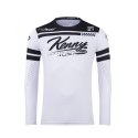 KENNY RACING KOSZULKA CROSS/ENDURO MODEL TRACK DIRT WHITE KOLOR BIAŁY/CZARNY ROZMIAR M