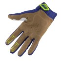 KENNY RACING RĘKAWICE CROSS/ENDURO MODEL TITANIUM NAVY KOLOR NIEBIESKI/ŻÓŁTY FLUO ROZMIAR S