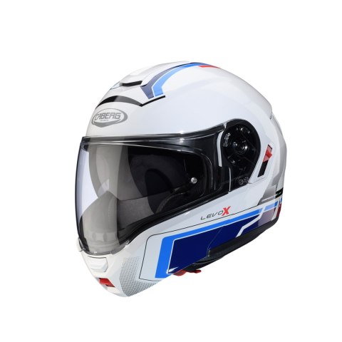 CABERG KASK SZCZĘKOWY FLIP-UP MODEL LEVO X ELITE KOLOR BIAŁY/NIEBIESKI/BŁĘKITNY POŁYSK ROZMIAR XL (PINLOCK W ZESTAWIE) CABERG KASK SZCZĘKOWY FLIP-UP MODEL LEVO X ELITE KOLOR BIAŁY/NIEBIESKI/BŁĘKITNY POŁYSK ROZMIAR XL (PINLOCK W ZESTAWIE)