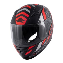 KAPPA KASK KJ04 EVO PROX JUNIOR INTEGRALNY FULLFACE KOLOR / CZARNY / CZERWONY FLUO MATT ROZMIAR 52 / L (HOMOLOGACJA ECE 22R06)