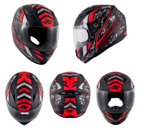 KAPPA KASK KJ04 EVO PROX JUNIOR INTEGRALNY FULLFACE KOLOR / CZARNY / CZERWONY FLUO MATT ROZMIAR 52 / L (HOMOLOGACJA ECE 22R06) KAPPA KASK KJ04 EVO PROX JUNIOR INTEGRALNY FULLFACE KOLOR / CZARNY / CZERWONY FLUO MATT ROZMIAR 52 / L (HOMOLOGACJA ECE 22R06)
