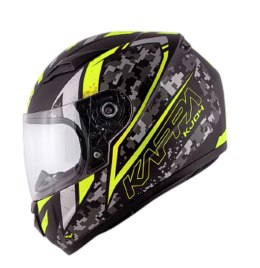 KAPPA KASK KJ04 EVO PROX JUNIOR INTEGRALNY FULLFACE KOLOR / CZARNY / ŻÓŁTY FLUO MATT ROZMIAR 50 / M (HOMOLOGACJA ECE 22R06)